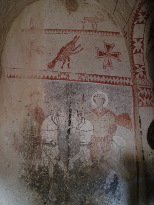 Day 5 : Cappadocia; the amazing frawings and frescoes at the underground monastic settlements.
