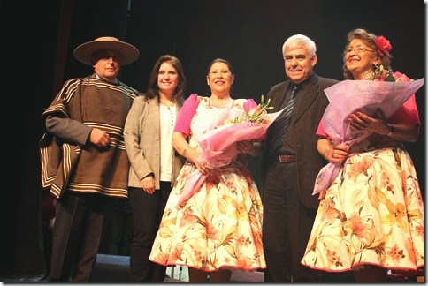 Concejal Benavente, Alcaldesa, Mirta Iturra, Dir. Regional Cultura, Margarita Núñez