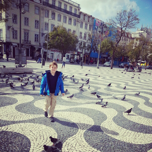 Rossio Square Lisbon Portugal