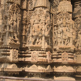 This is the north-east wall of the temple. Again we see monotonous Shiva images on this wall.