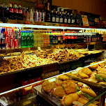 an Italian bakery in Brera in Milan, Italy 