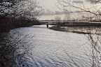 Beekbrücke bei Hochwasser