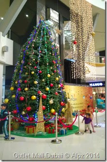 Christmas tree -Dubai Outlet Mall