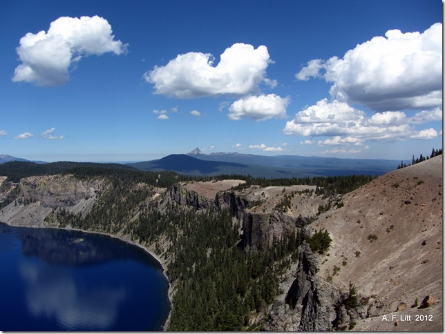 Grotto Cove.  Crater Lake National Park.  Oregon.  August 21, 2012.  Photo of the Day by A. F. Litt: September 25, 2012.