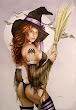Witch And Bats
