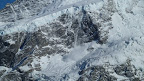 Lawine; Mueller Hut Route, Tag 2.