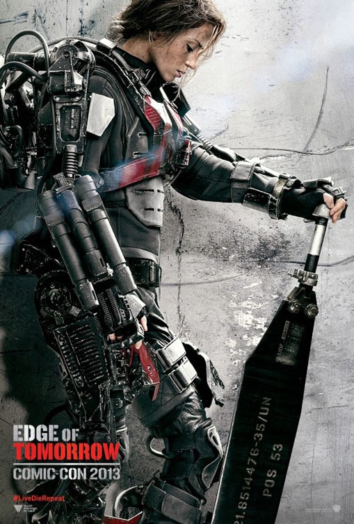 Emily Blunt is egy Edge of Tomorrow poszteren