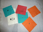 All of the napkins were printed by ForYourParty.com. The icons corresponded to the invitation suite. They were used throughout the weekend, at the rehearsal, wedding, and Sunday brunch.