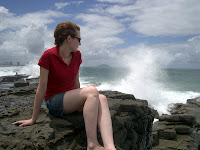 Kristy watches the surf at the rocks.jpg