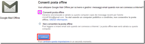 Consenti posta offline Offline Google Mail Consenti posta offline Offline Google Mail