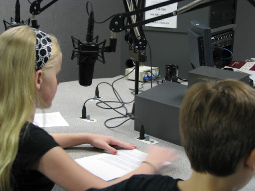 Another view of the students in the studio