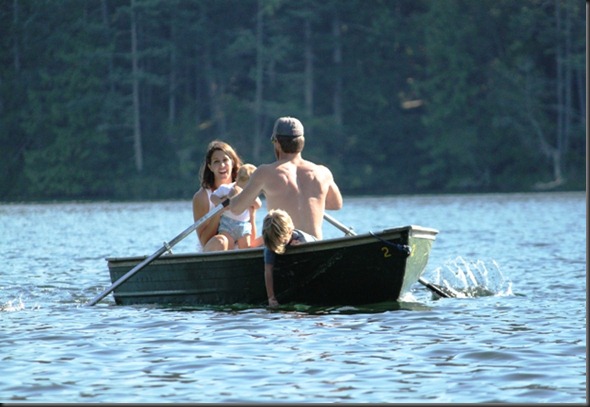 Horseshoe lake Sonna canoe
