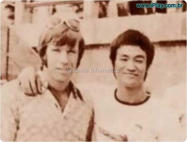 Chuck Norris e Bruce Lee