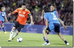Futbol  La Batalla de las Estrellas Messi y sus amigos vs El resto del mundo