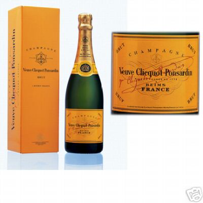 My favorite bottle of champagne -- Veuve Clicquot -- is a perfect gift to give.