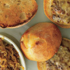 Bacon-Bit Burgers with Smoked Gouda and Steak House-Smothered Onions