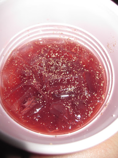Whiskey Punch Royale - an easy crowd pleaser for your Super Bowl party.