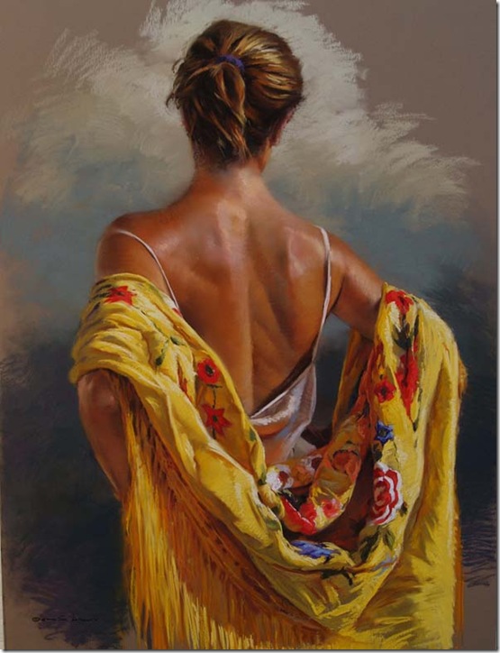 El mantón amarillo...-German-Aracil-Enkaustikos El mantón amarillo...-German-Aracil-Enkaustikos