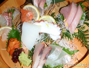 Dinner Sashimi set