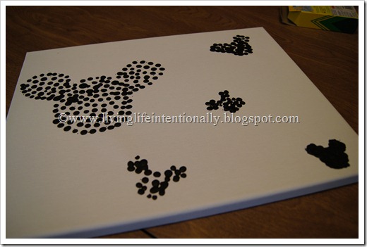 Disney Mickey Mouse Pointilism Melted Crayon Art Disney Mickey Mouse Pointilism Melted Crayon Art