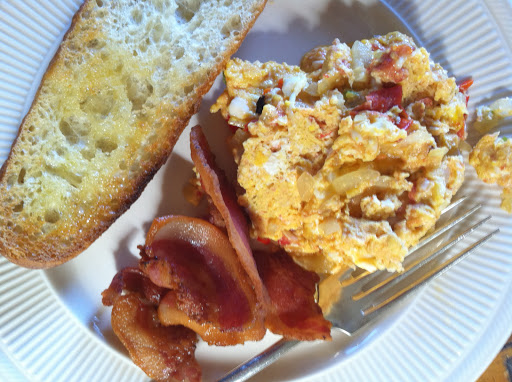 Pork Jowl with Eggs Pork Jowl with Eggs