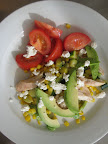 A summer succotash from grocery bag looks almost exactly like the printed version. A summer succotash from grocery bag looks almost exactly like the printed version.