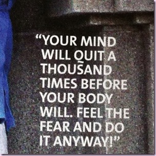 mind is a quitter