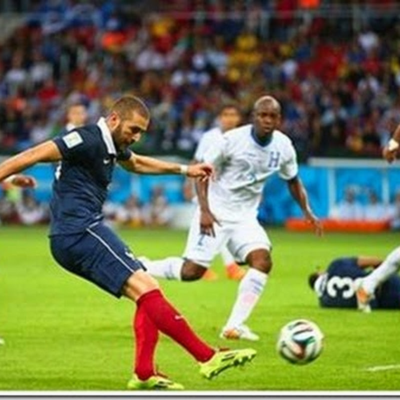 Francia gana 3-0 a Honduras con doblete de Benzema #Brasil2014