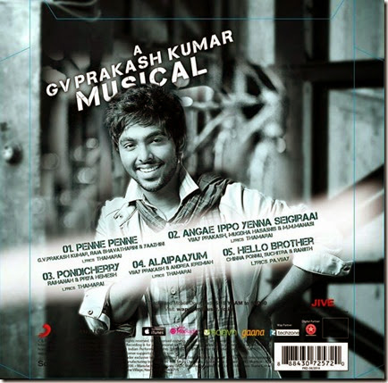 Track List & CD Rear Cover Track List & CD Rear Cover
