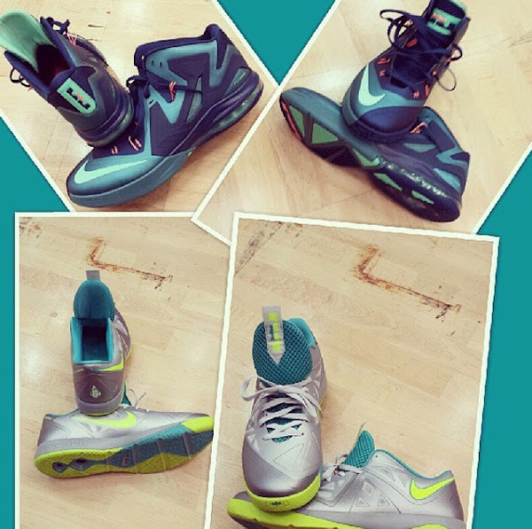 King James Shows Off His Signature Shoes in China