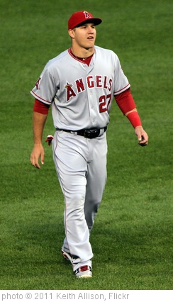 'Mike Trout' photo (c) 2011, Keith Allison - license: http://creativecommons.org/licenses/by-sa/2.0/