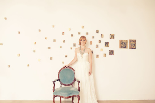 A velvet armchair is great for posed portraits. A velvet armchair is great for posed portraits.