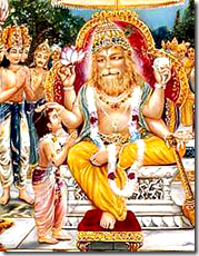 Narasimhadeva with Prahlada