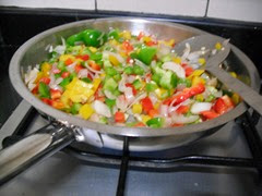 Veggies in a merry sizzle