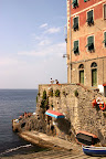 Boat launch in Riomaggiore