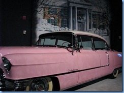 8324 Graceland, Memphis, Tennessee - Elvis Presley's Automobile Museum - 1955 pink Cadillac Fleetwood
