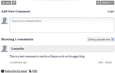add disqus Disqus comment form