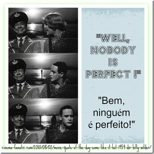 Sensacional comédia de Billy Wilder: Quanto Mais Quente Melhor Imagem da última cena de Some Like It Hot