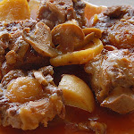 Hotel Gastronomico - Hotel Restaurant Diego - Cuina tradicional catalana - plat de Rabo de bou.JPG