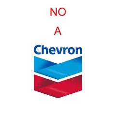 No a Chevron