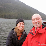 No barco para Tracy Arm - Juneau, Alaska, EUA
