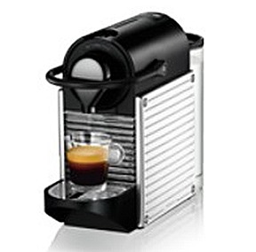 NESPRESSO PIXIE STAINLESS STEEL U COFFEE MACHINES OFFER ultimate experience award winning Red Dot contemporary sleek stainless steel panelled design, automatic brewing feature, easy maintance, energy saving quick descaling function.