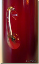 cranberry vase handle