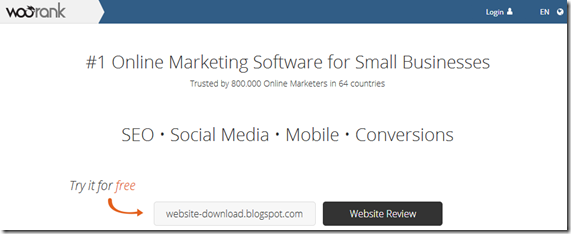 Website Review SEO Tool WooRank