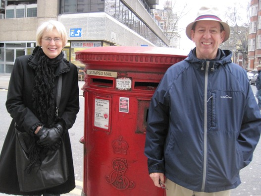 English post box