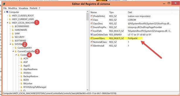 chiave-registro chiave-registro