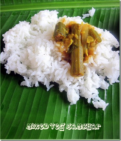 Mixed veg sambhar Mixed veg sambhar