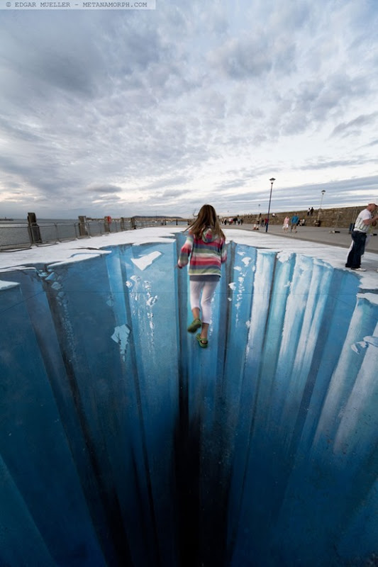 The Crevasse Pavement Art