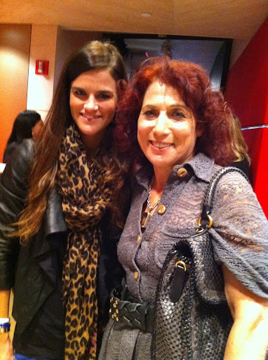 Marcy Blum, an event planner, brought her bride with her to see the show.