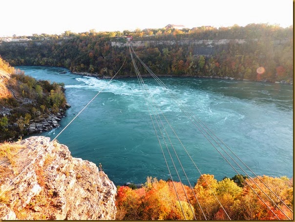 The Whirlpool Rapids viewed from the Niagara Glen Nature Preserve
